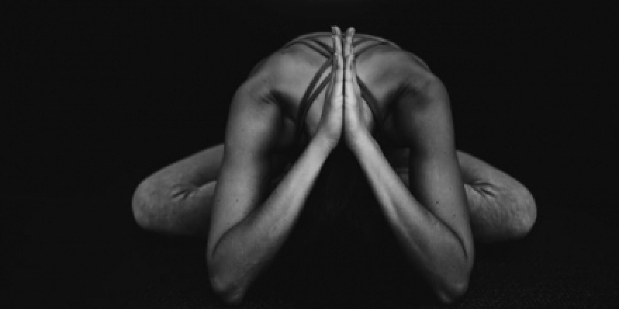 Woman doing yoga pose