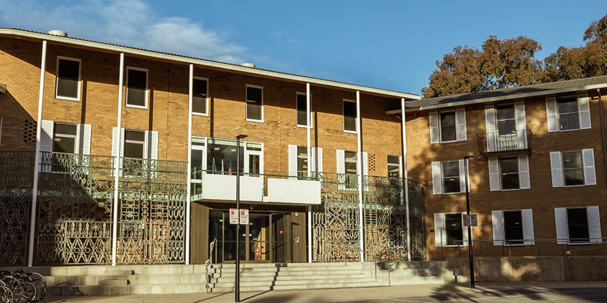 Coombs Building Entry at ANU